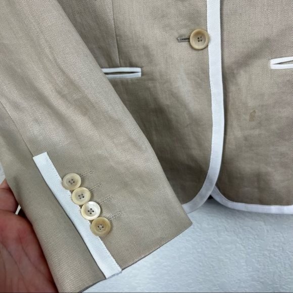 Brooks Brothers Stilette Linen Blazer - Picture 3 of 9